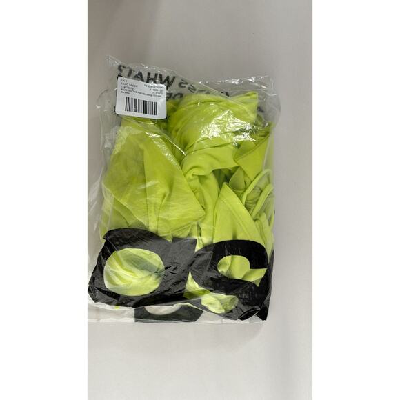 ASOS Tie Front Lettuce Edge 90s Mini Tea Dress Light Green Womens Size 2 New - Picture 12 of 13